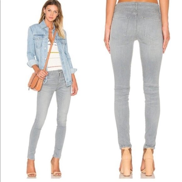 Agolde Filter Free High Rise Skinny Jeans in Fame - Picture 2 of 9